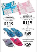 Legend Floral Print Knit Top With Capri PJ Gift Set