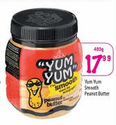 Yum Yum Smooth Peanut Butter-400g