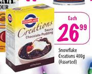 Snowflake Creations Assorted-400g Each