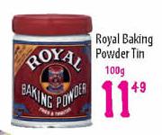 Royal Baking Powder Tin-100g