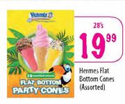 Hermes Flat Bottom Cones Assorted-28's