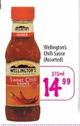 Wellington's Chilli Sauce-375ml