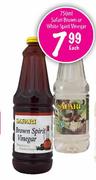 Safari Brown Or White Spirit Vinegar-750ml Each