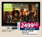 Aim HD Ready LCD TV-32"(81cm)