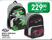 G Boys Or Girls Basic Backpack-Each
