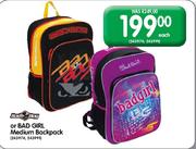 Bad Girl Medium Backpack-Each