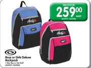 G Boys Or Girls Deluxe Backpack-Each