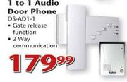Digitech 1 To 1 Audio Door Phone-DS-AD1-1