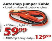 Autoshop Jumper Cable-200amp