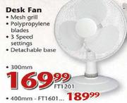 Elements Desk Fan-300mm