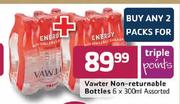 Vawter Non Returnable Bottles Assorted-2x6x330ml