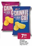 Willards Crinkle Cut Potato Chips-125gm Each