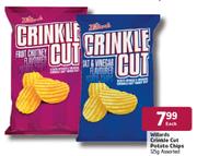 Willards Crinkle Cut Potato Chips - 125gm Each