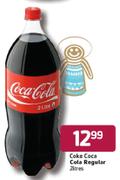 Coke Coca Cola Regular - 2 Ltr