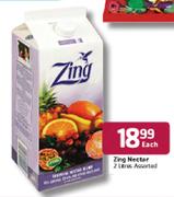 Zing Nectar Assorted-2L Each