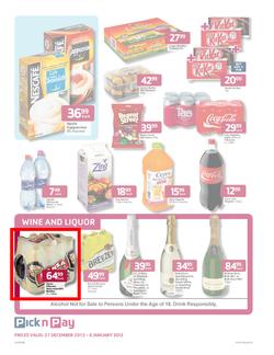 Pick n Pay Gauteng : Bringing in the New Year with Great Prices (27 Dec - 6 Jan 2013), page 5