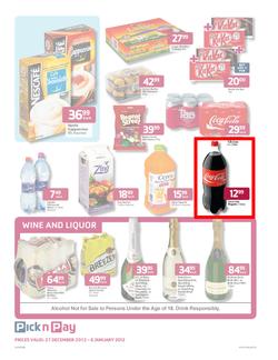 Pick n Pay Gauteng : Bringing in the New Year with Great Prices (27 Dec - 6 Jan 2013), page 5