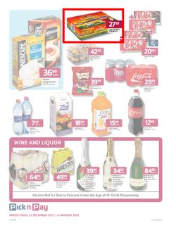 Pick n Pay Gauteng : Bringing in the New Year with Great Prices (27 Dec - 6 Jan 2013), page 5