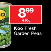 Koo Fresh Garden Peas-410g