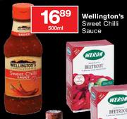Wellington's Sweet Chilli Sauce-500ml