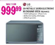 LG Metallic Silver Electronic Microwave Oven-39Ltr