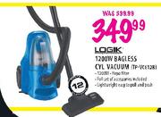 Logik Bagless Cyl Vacuum-1200W