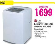 LG White Top Load Washing Machine-8.2Kg