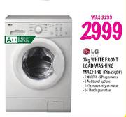 LG White Front Load Washing Machine-7kg