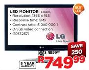 LG LED Monitor-18.5"(E1940S)