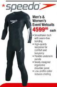 Speedo Men's & Women's Event Wetsuits-Each