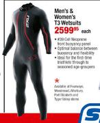ZXU Men's & Women's T3 Wetsuits-Each