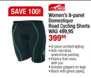 First ascent Women's 8 Panel Domestique Road Cycling Shorts