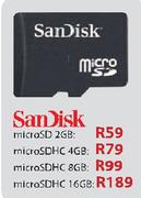 SanDisk microSDHC-16GB