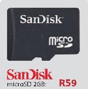 SanDisk microSD-2GB