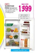 Defy White Bar Fridge-90ltr