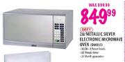 Defy Metallic Silver Electronic Microwave Oven-28ltr