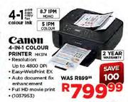 Canon 4-In-1 Colour Printer-MX374