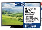 Sony LED TV-40"(KLV40EX430)