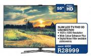 Samsung Slim LED TV FHD 3D-55"(UA55ES7500)