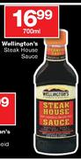Wellington's Steak House Sauce-700ml