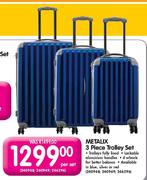 Metalix 3 Piece Trolley Set-Per Set
