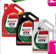 Castrol GTX Motor Oil-5Ltr Each