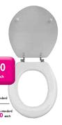 Deluxe Toilet Seat(Nylon Hinges)-Each