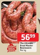 The Ultimate Braai Master Boerewors-Per Kg