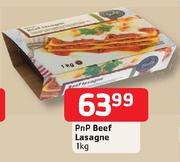 PnP Beef Lasagne-1Kg