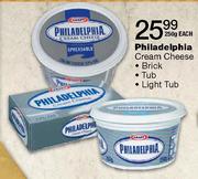 Philadelphia Cream Cheese Brick-250gm Each