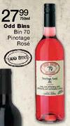 Odd Bins Bin 70 Pinotage Rose-750ml