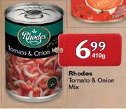 Rhodes Tomato & Onion Mix-410g