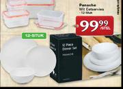 Panache Wit Eetservies-12-Stuk