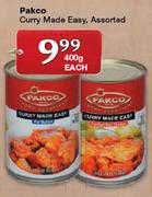 Pakco  Curry Made Easy Assorted-400g Each